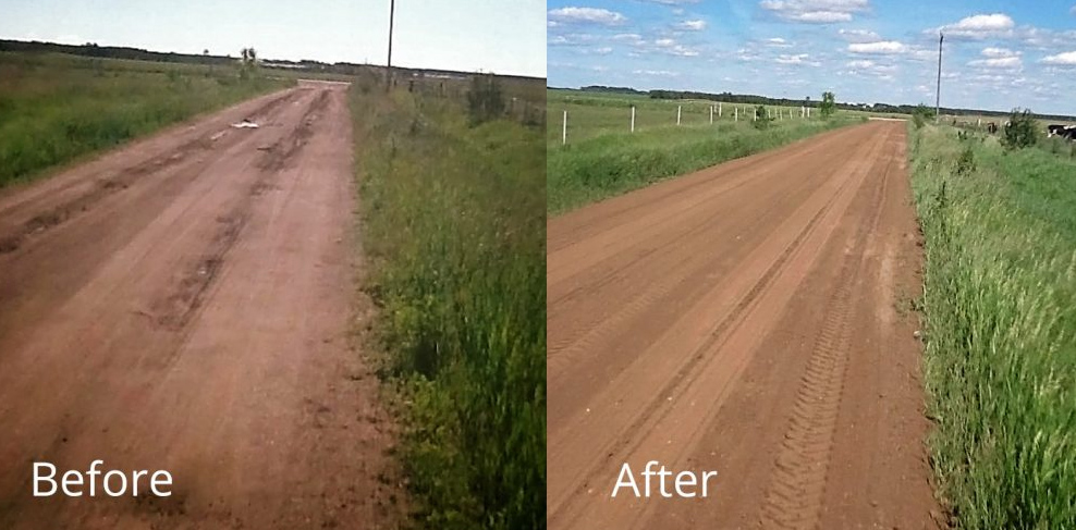 excavation road installation